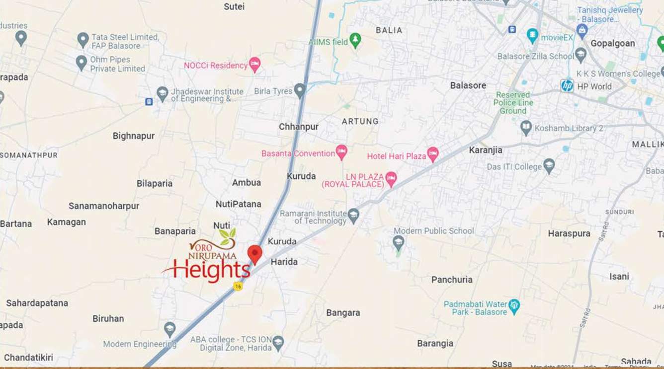  oro nirupama heights Location Plan