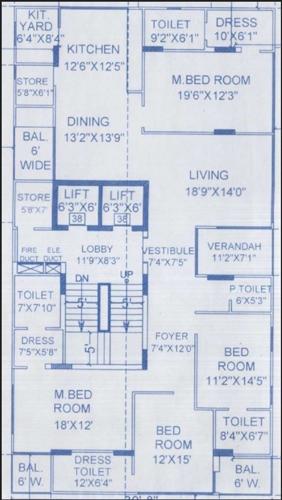 Ekaya Eight Cluster Plan from 1st to 7th Floor ekaya-eight Ekaya Eight Cluster Plan from 1st to 7th Floor
