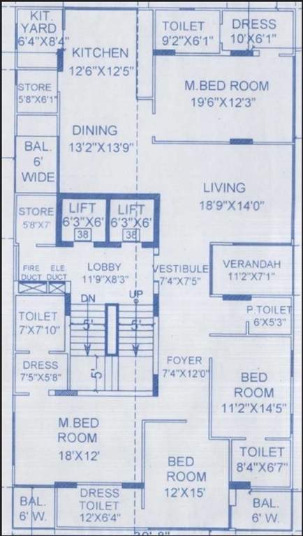 ekaya eight Ekaya Eight Cluster Plan from 1st to 7th Floor