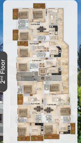 Venkateshwara Residency Cluster Plan from 2nd to 3rd Floor venkateshwara-residency Venkateshwara Residency Cluster Plan from 2nd to 3rd Floor