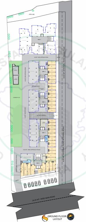 glorious Block C Cluster Plan for ground Floor