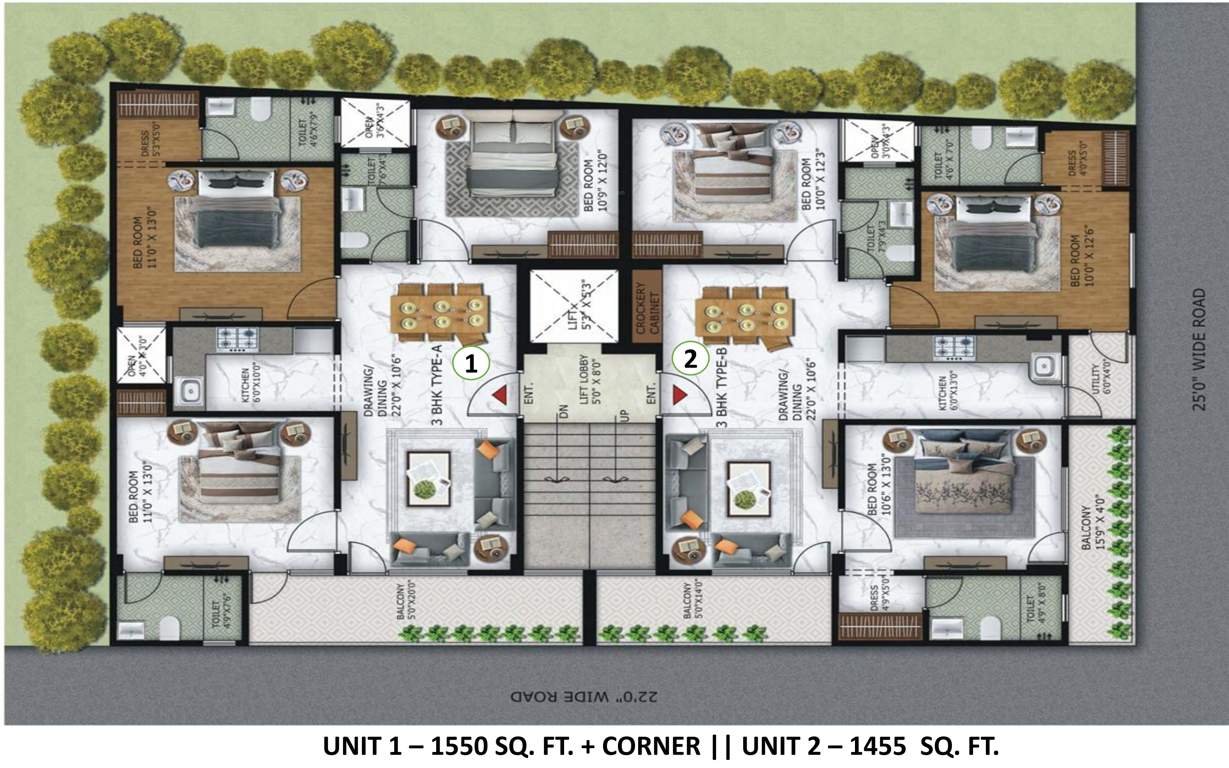  arenaa heights the ultima 107 Arenaa Heights The Ultima 107 Block A Cluster Plan from 1st to 2nd Floor