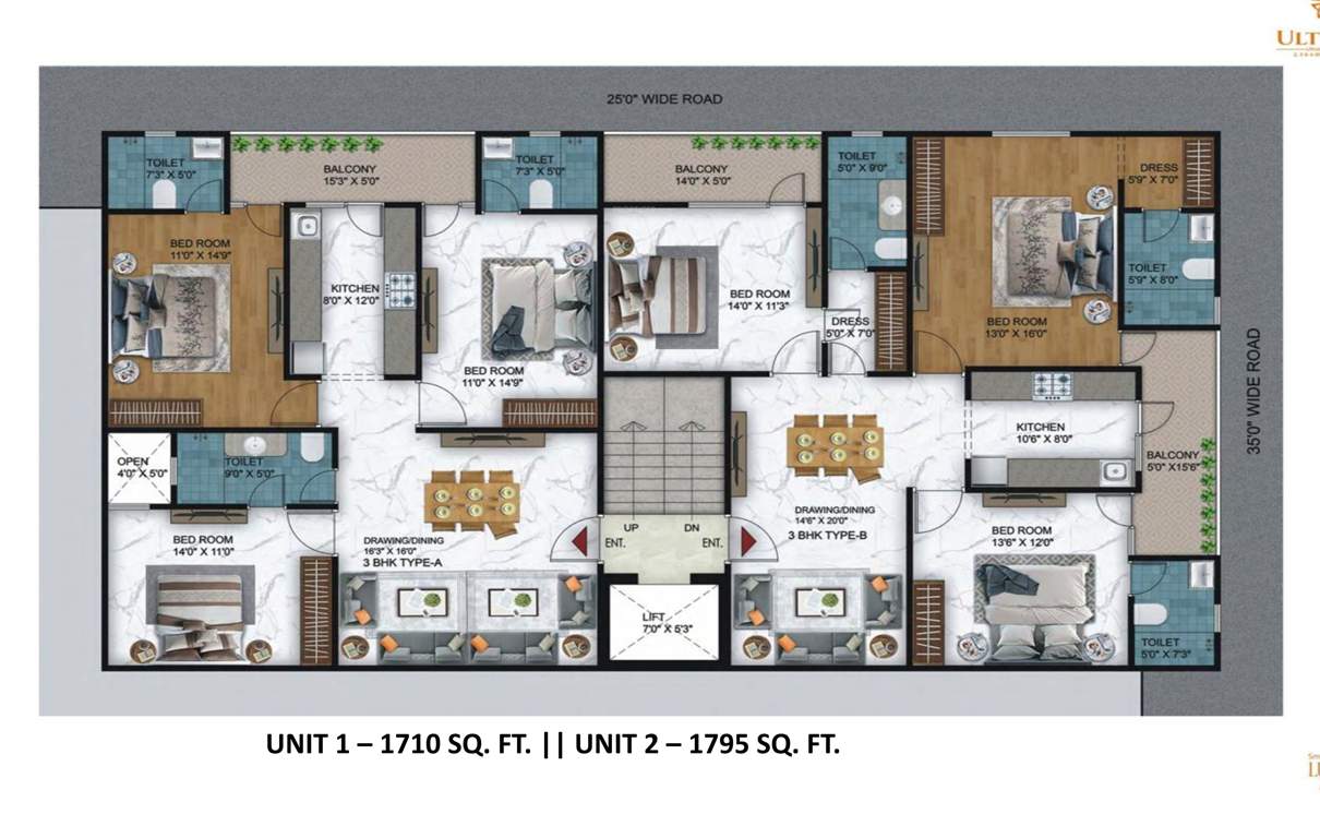  arenaa heights the ultima 107 Arenaa Heights The Ultima 107 Block B Cluster Plan from 1st to 2nd Floor