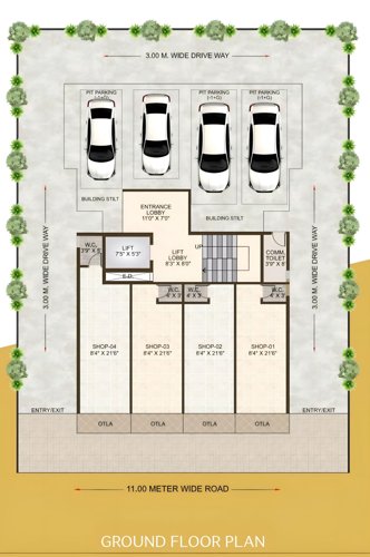  hari-niwas Hari Niwas Cluster Plan for ground Floor