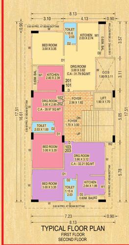 Shivalik 2 Cluster Plan from 1st to 2nd Floor shivalik-2 Shivalik 2 Cluster Plan from 1st to 2nd Floor