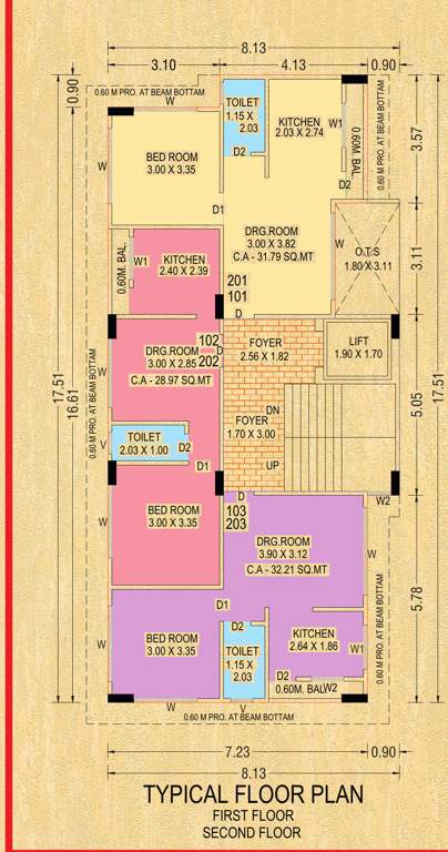  shivalik 2 Shivalik 2 Cluster Plan from 1st to 2nd Floor