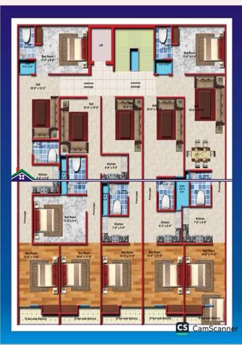 Sai Apartment Cluster Plan from 1st to 5th Floor sai-apartment Sai Apartment Cluster Plan from 1st to 5th Floor