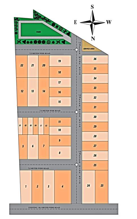 krishna nagar Layout Plan