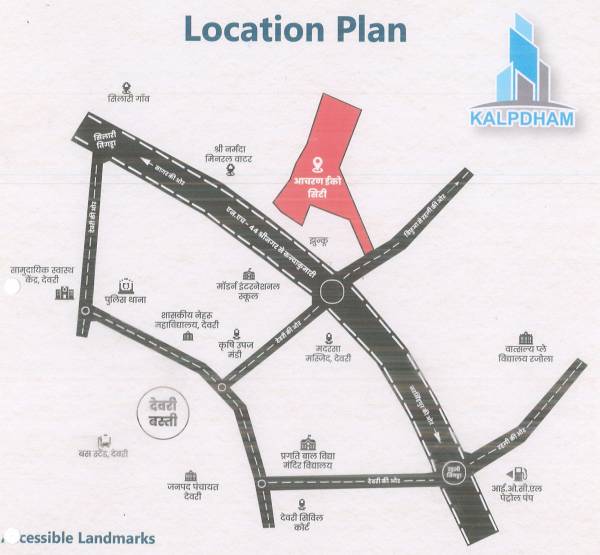 Location Plan aacharan-eco-city-devri Location Plan