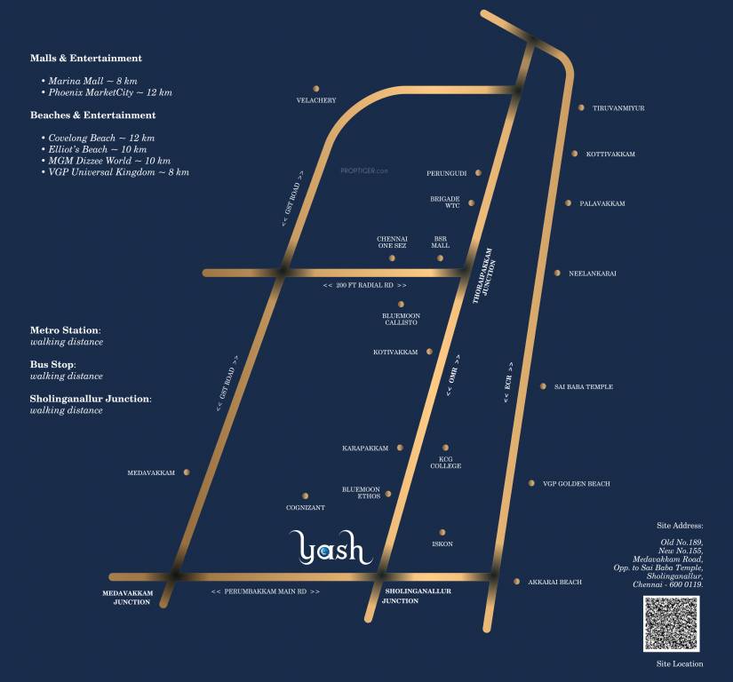  bluemoon yash Location Plan