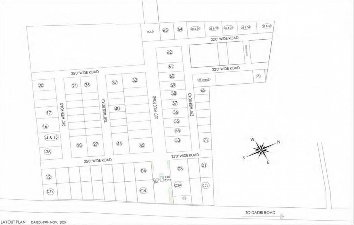 landmark heights the ultima 107 Layout Plan