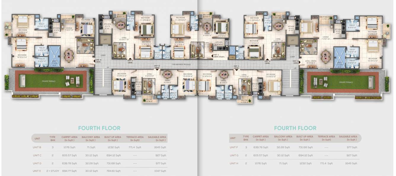  utsav Utsav Cluster Plan for 4th Floor