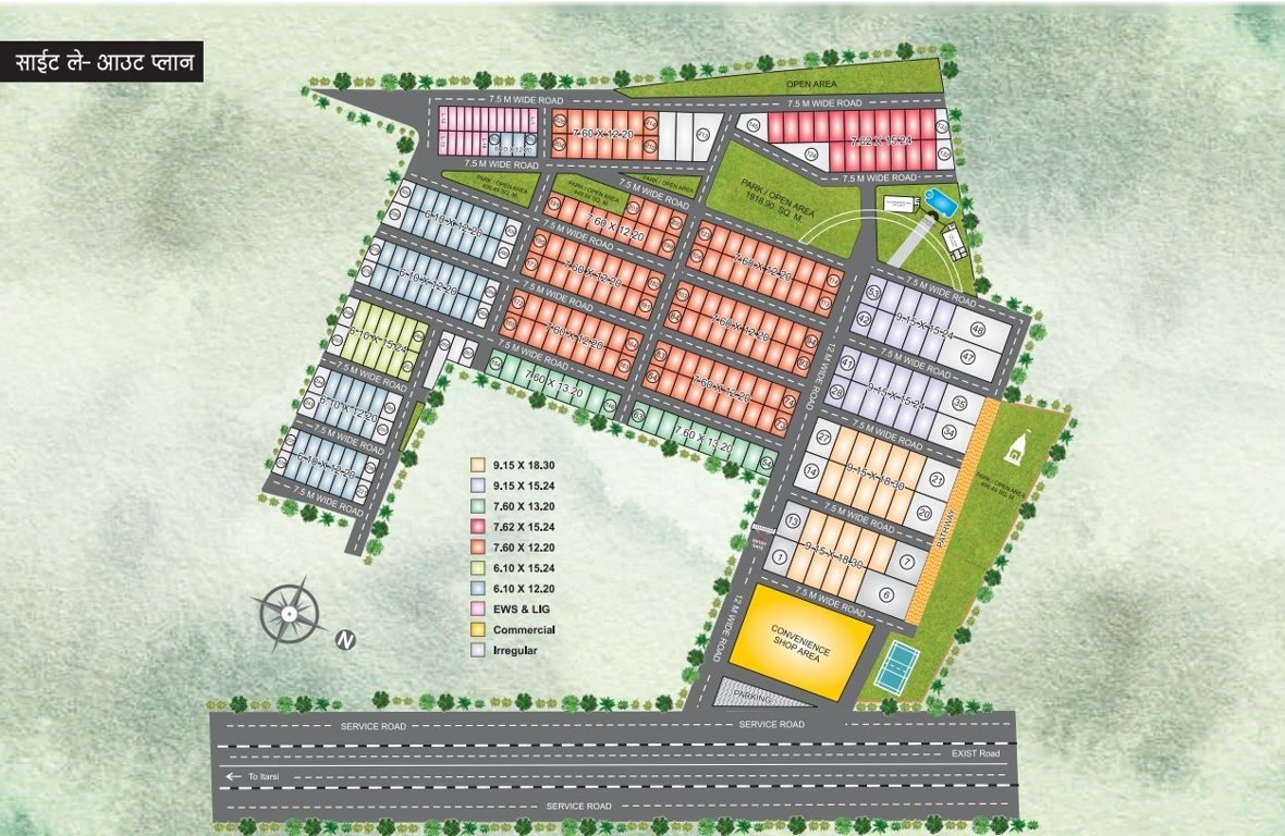  rna greens Layout Plan