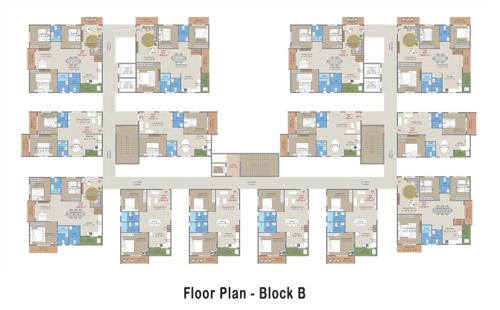  shangrila-apartments Prakruthi Shangrila Apartment-B Cluster Plan