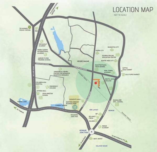  brr-north-excellency-phase-1 Location Plan