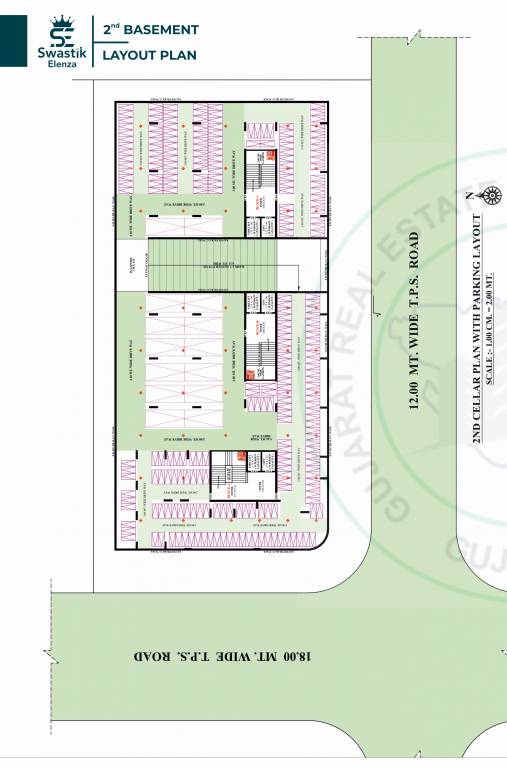  elenza Block B Cluster Plan for Basement Plan
