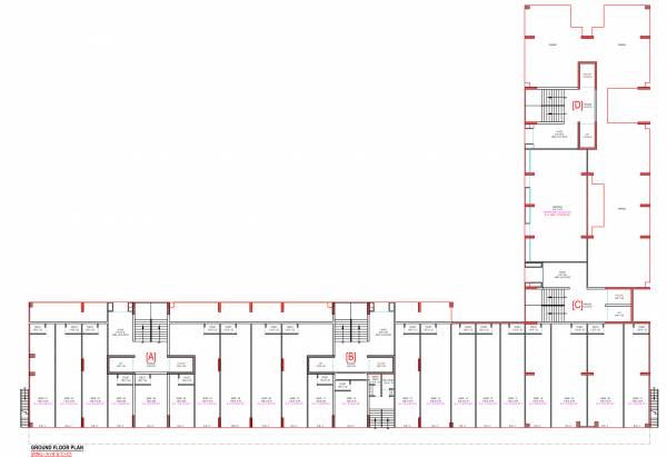  sahjanand-empire Tower A Cluster Plan for ground Floor