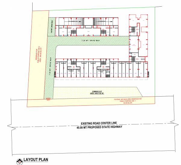  sahjanand-empire Layout Plan