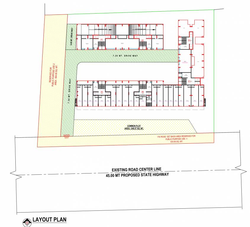 sahjanand empire Layout Plan