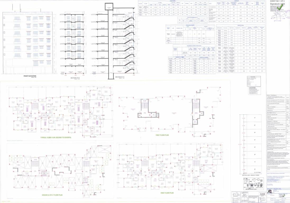  krishiv tower Layout Plan