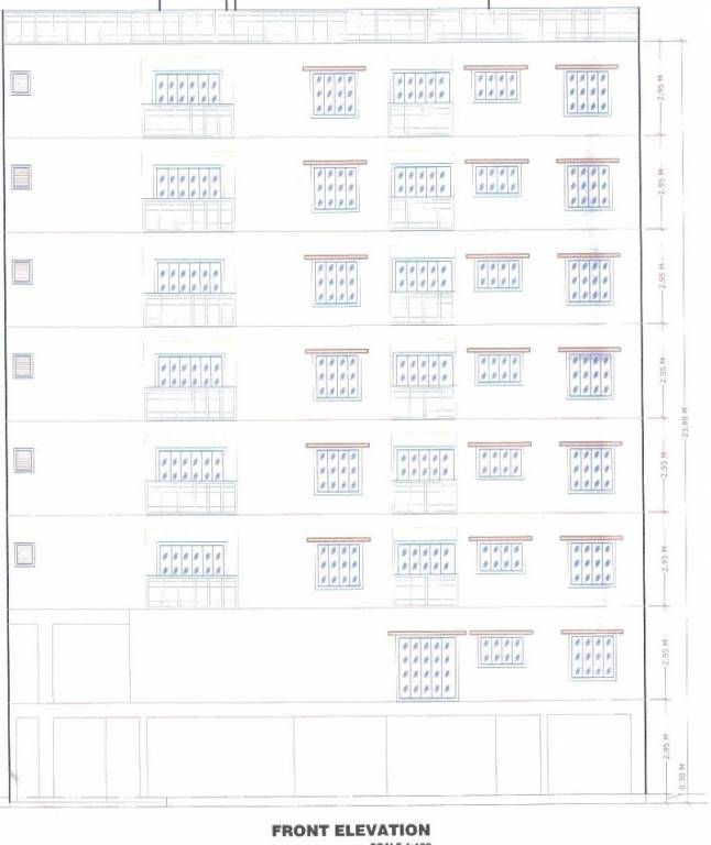  krishiv tower Elevation