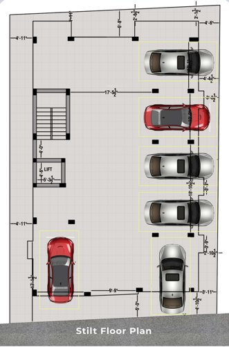  santhosh-flats Santhosh Flats Cluster Plan for ground Floor