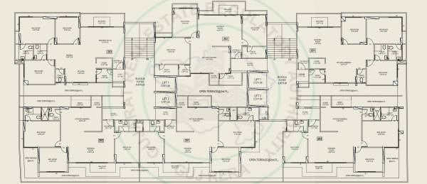  sphiria-shine Block A+B Cluster Plan from 2nd to 12th Floor