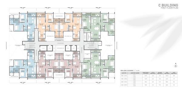  aa-privilege C Building Cluster Plan for 1st Floor