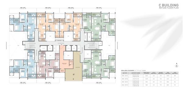  aa-privilege C Building Cluster Plan for Refuge Floor