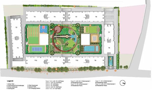  kohinoor-central-park-phase-ii Layout Plan