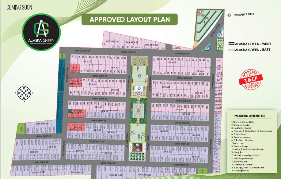  alaska green Layout Plan