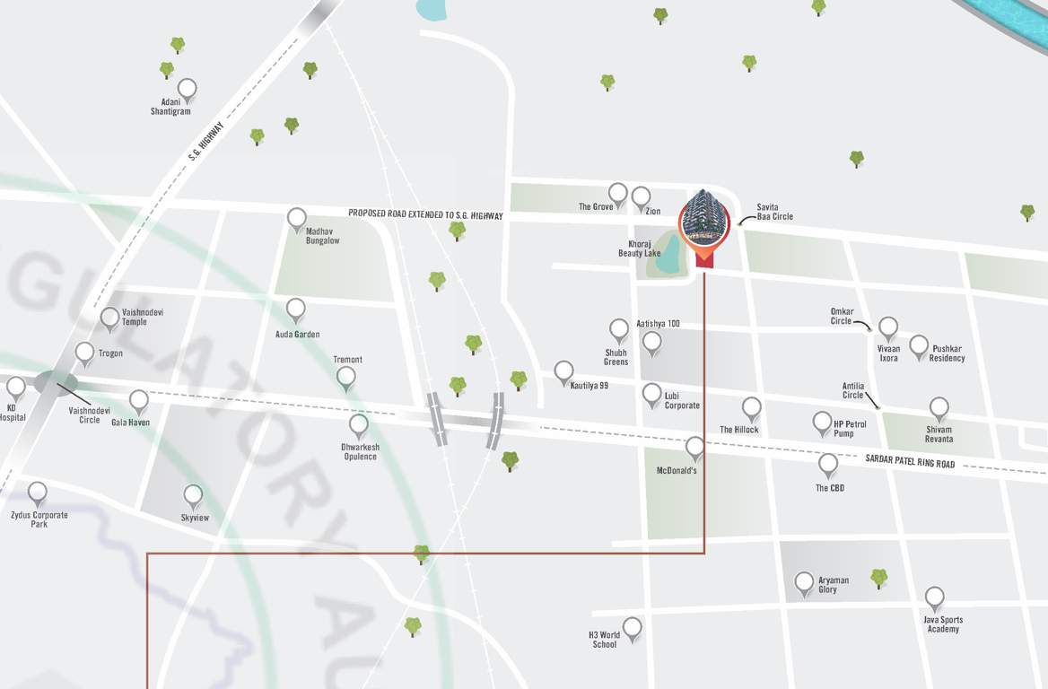  avinya one Location Plan