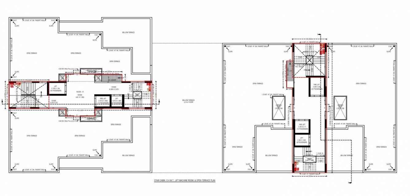  splendora 1 A+B Cluster Plan TERRACE FLOOR