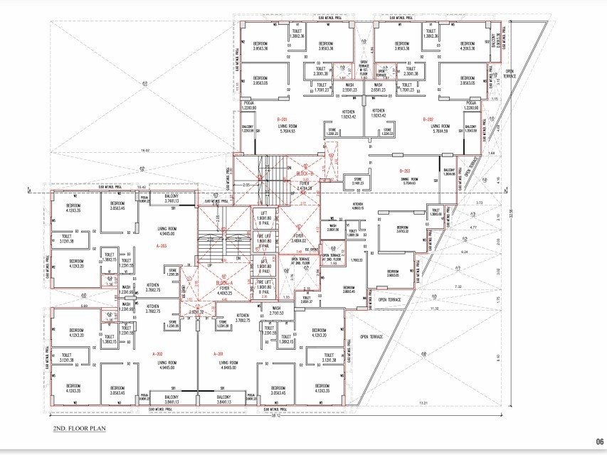  labh seventy 4 A+B Cluster Plan 2 floor