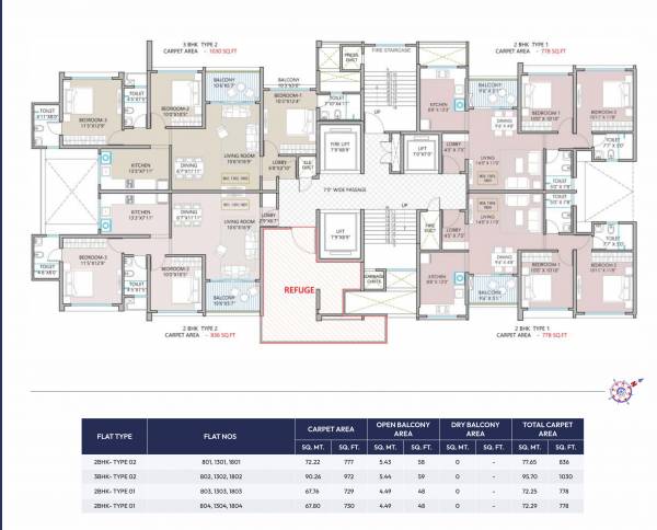  west-world Tower - 3 Cluster Plan