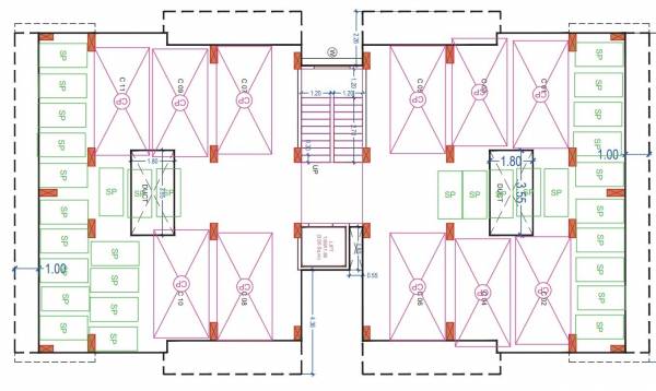  adarsh-residency Cluster Plan Ground Floor