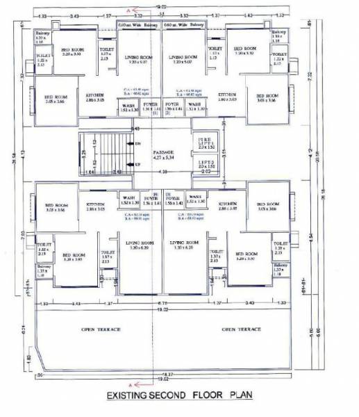  valentino-phase-1-b1-&-b2- B1 Cluster Plan for 2nd Floor
