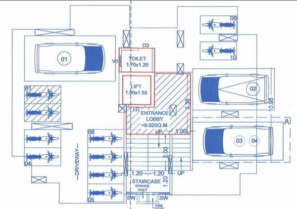 w-p-royal-elevia Cluster Plan Ground Floor