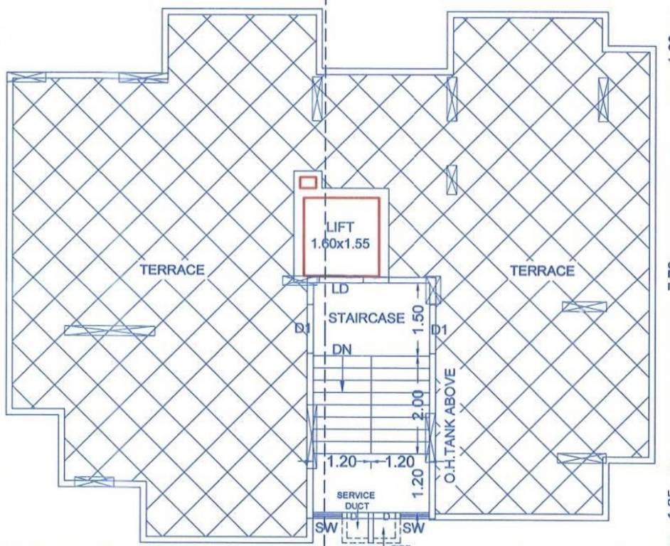  w p royal elevia Cluster Plan Terrace