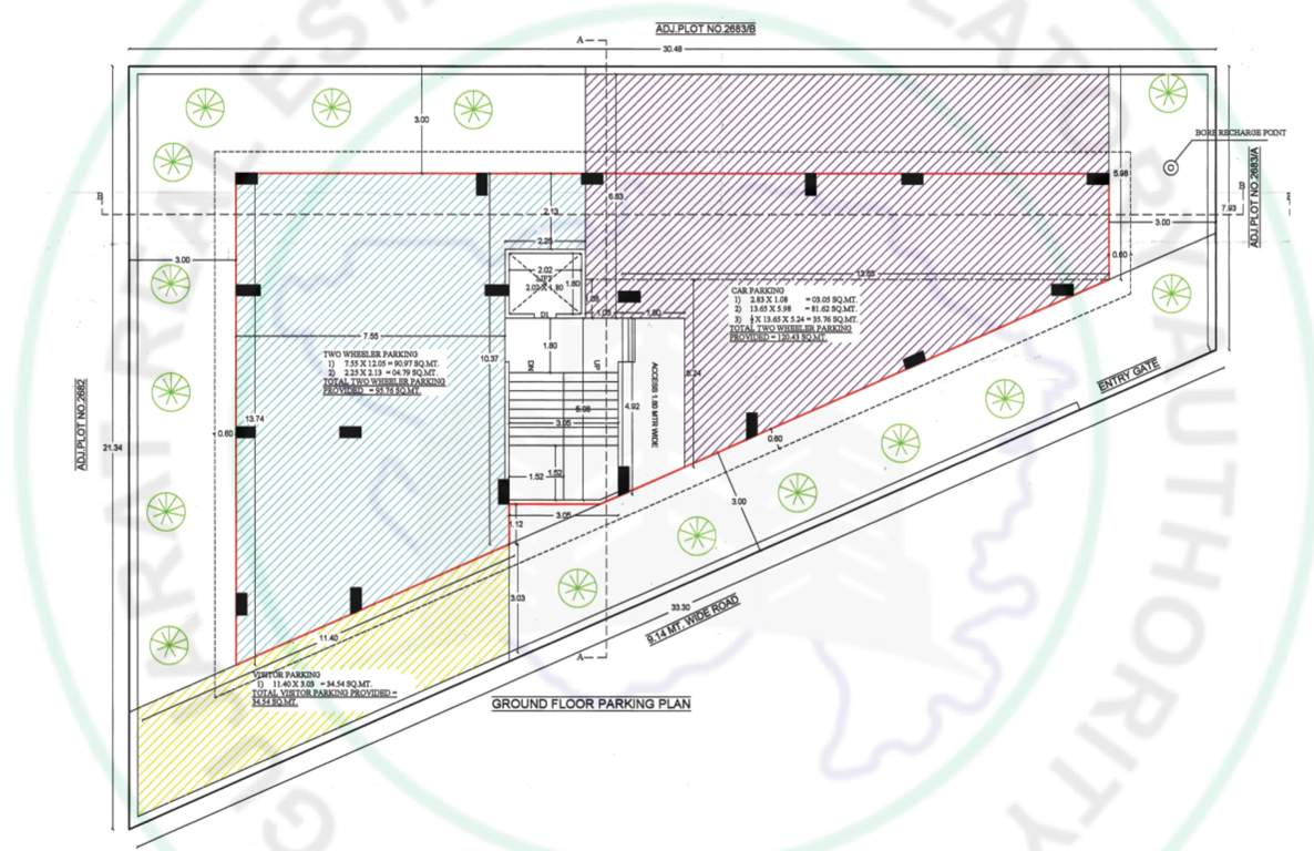  south park Block A Cluster Plan for ground Floor
