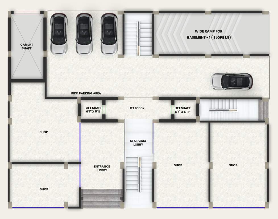  bmg arcade Bmg Arcade Cluster Plan for ground Floor
