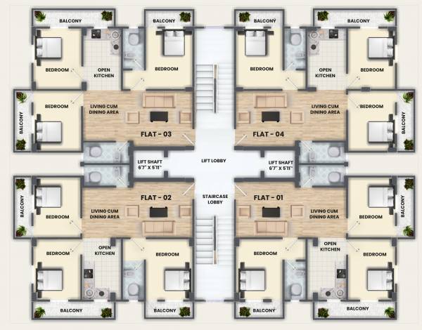  bmg-arcade Bmg Arcade Cluster Plan from 2nd to 7th Floor