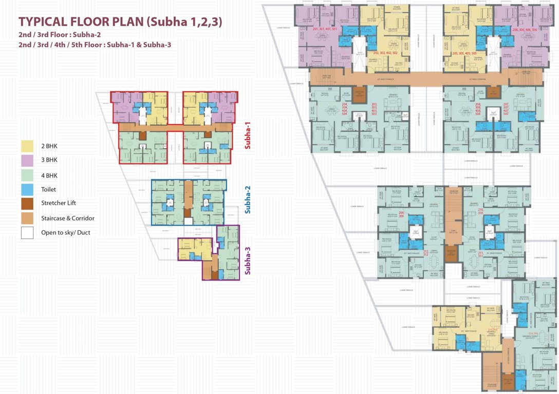  ratnam Ratnam Cluster Plan from 1st to 3rd Floor
