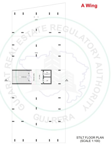 A Cluster Plan for stilt Floor vraj-vatika-heights A Cluster Plan for stilt Floor