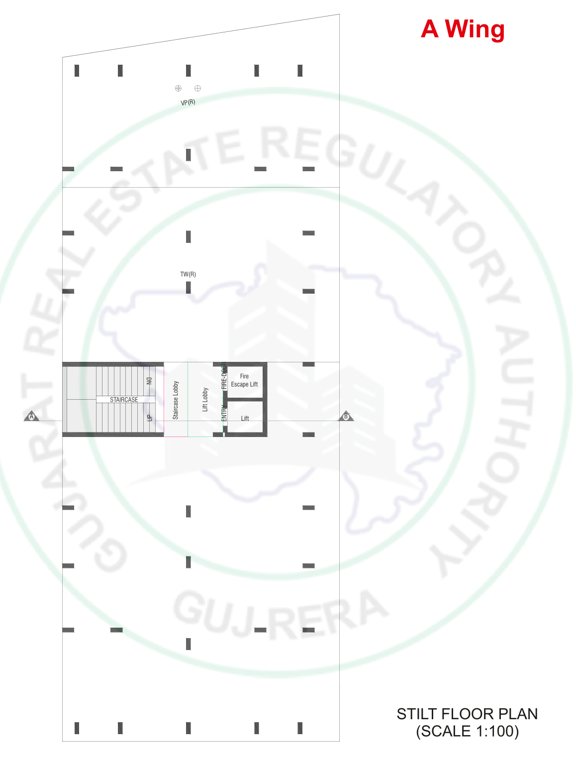  vraj vatika heights A Cluster Plan for stilt Floor