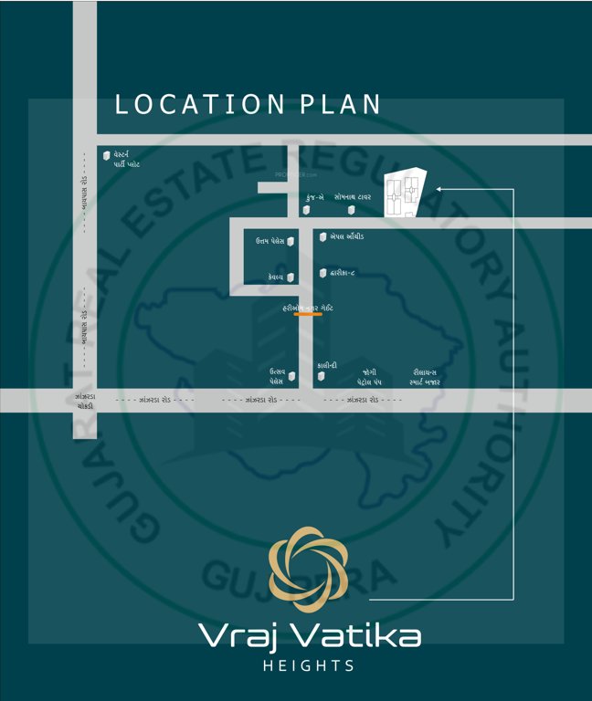  vraj vatika heights Location Plan