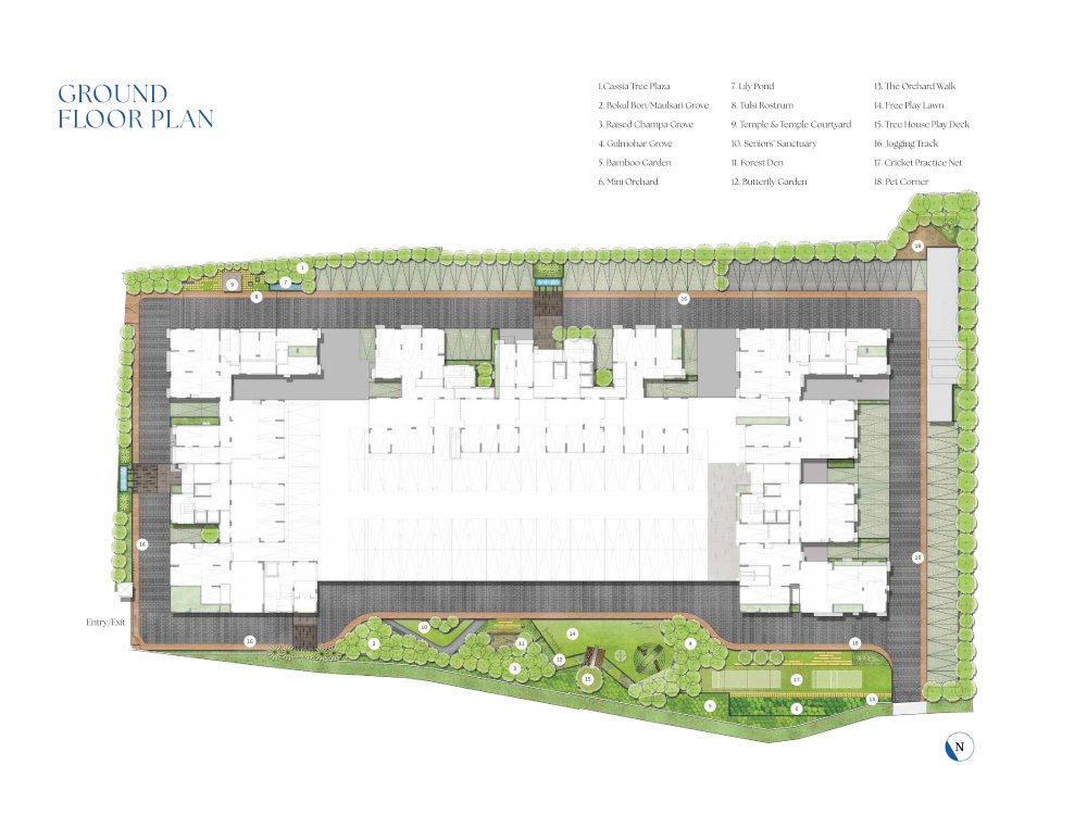  vayu Tower A Cluster Plan
