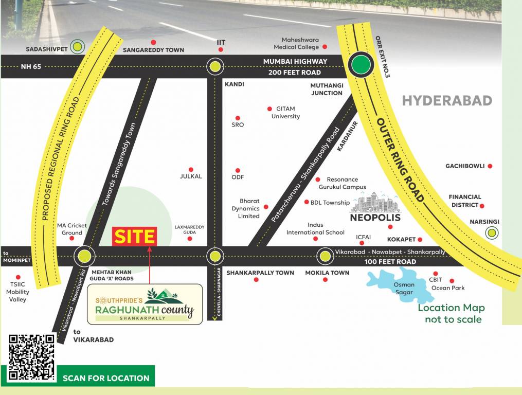  raghunath county Location Plan