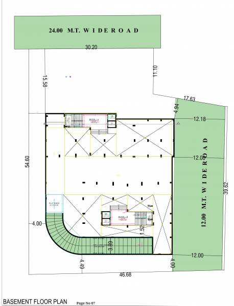  parijat-pride A Cluster Plan for basment Floor