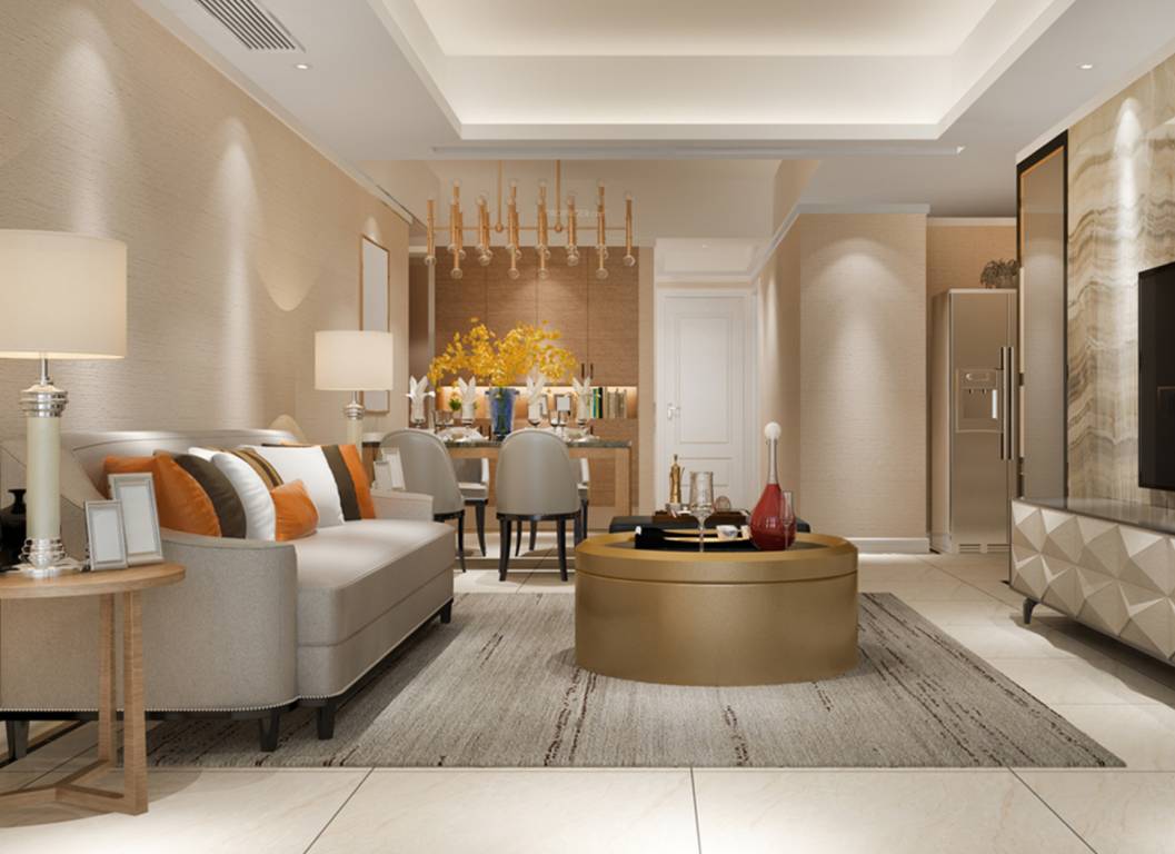  paradise peony Living Area